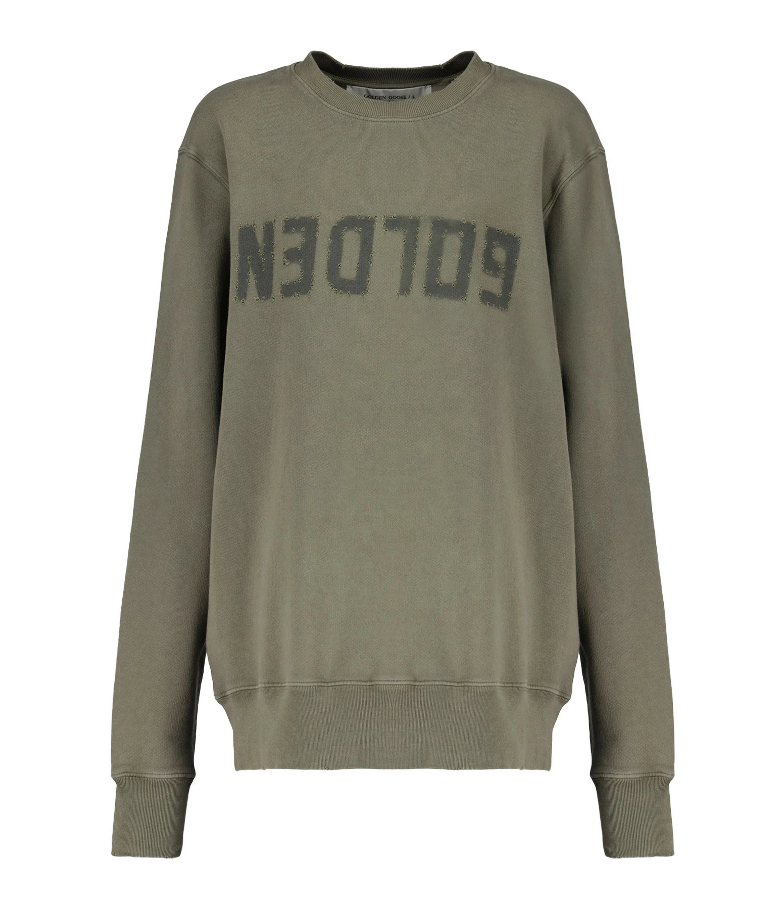 Golden Goose Sweatshirt Golden Homme Coton Olive 1 Golden Goose Sweatshirt Golden Homme Coton Olive