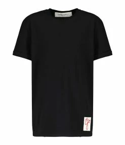 Golden Goose Tee-shirt Golden Coton Noir Vintage