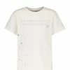 Golden Goose Tee-shirt Journey Slim Coton Blanc Heritage
