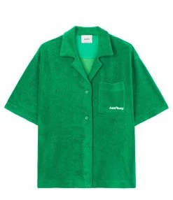 HALFBOY Chemise Coton Vert