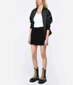 HALFBOY Jupe Coton Noir 7 HALFBOY Jupe Coton Noir -Majestic Filatures shop halfb look20230214 121