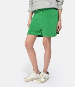 HALFBOY Short Coton Vert -Majestic Filatures shop halfb look20230214 453