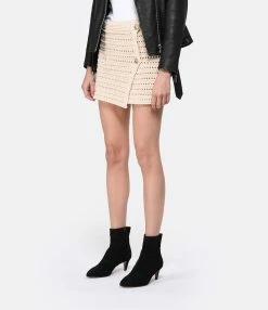 HALFBOY Jupe Coton Sable -Majestic Filatures shop halfb look20230214 464