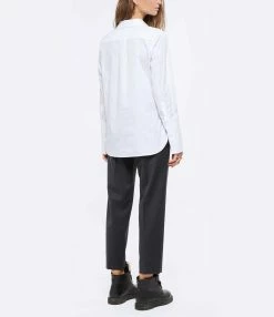HANA SAN Chemise Fedora Coton Blanc Optique -Majestic Filatures shop hanas look20210825 56 1