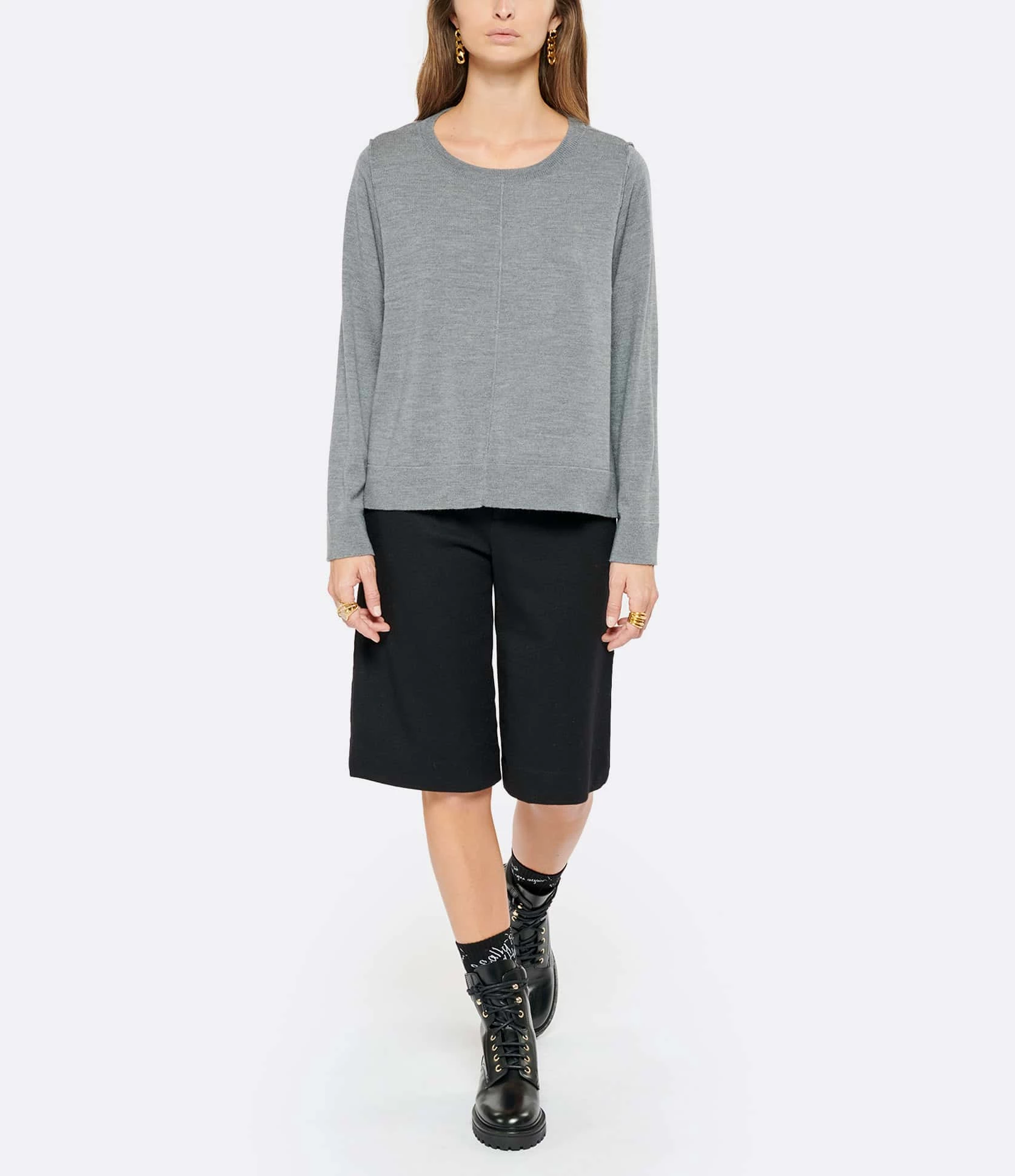 HANA SAN Pull Oleg Gris 4 HANA SAN Pull Oleg Gris – Image 4