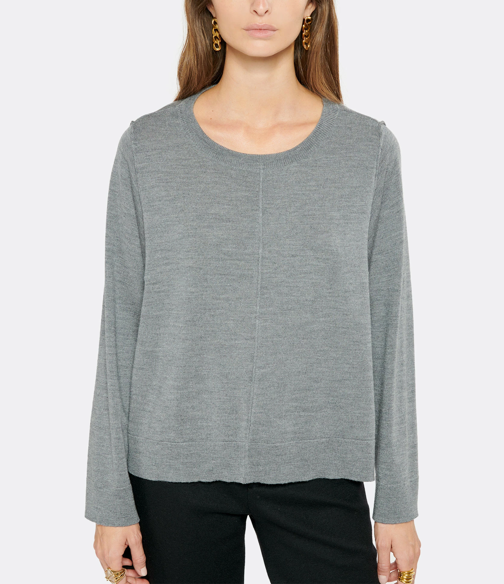 HANA SAN Pull Oleg Gris 3 HANA SAN Pull Oleg Gris – Image 3