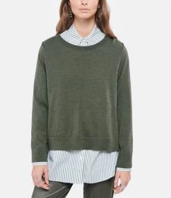 HANA SAN Pull Oleg Kaki 7 HANA SAN Pull Oleg Kaki -Majestic Filatures shop hanas look20211006 118