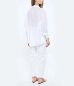 HANA SAN Chemise Zoe Blanc Optique -Majestic Filatures shop hanas look20220216 172