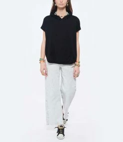 HANA SAN Pull Minos Noir -Majestic Filatures shop hanas look20220323 173