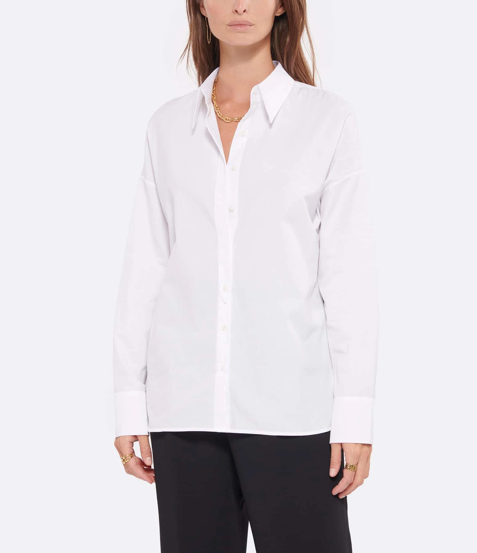 HANA SAN Chemise Bridget Coton Blanc Optique 3 HANA SAN Chemise Bridget Coton Blanc Optique – Image 3
