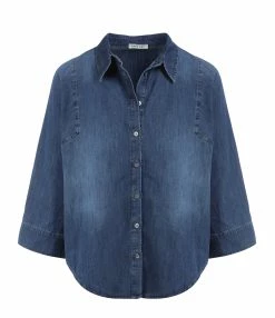 HANA SAN Chemise Hestia Bleu Indigo