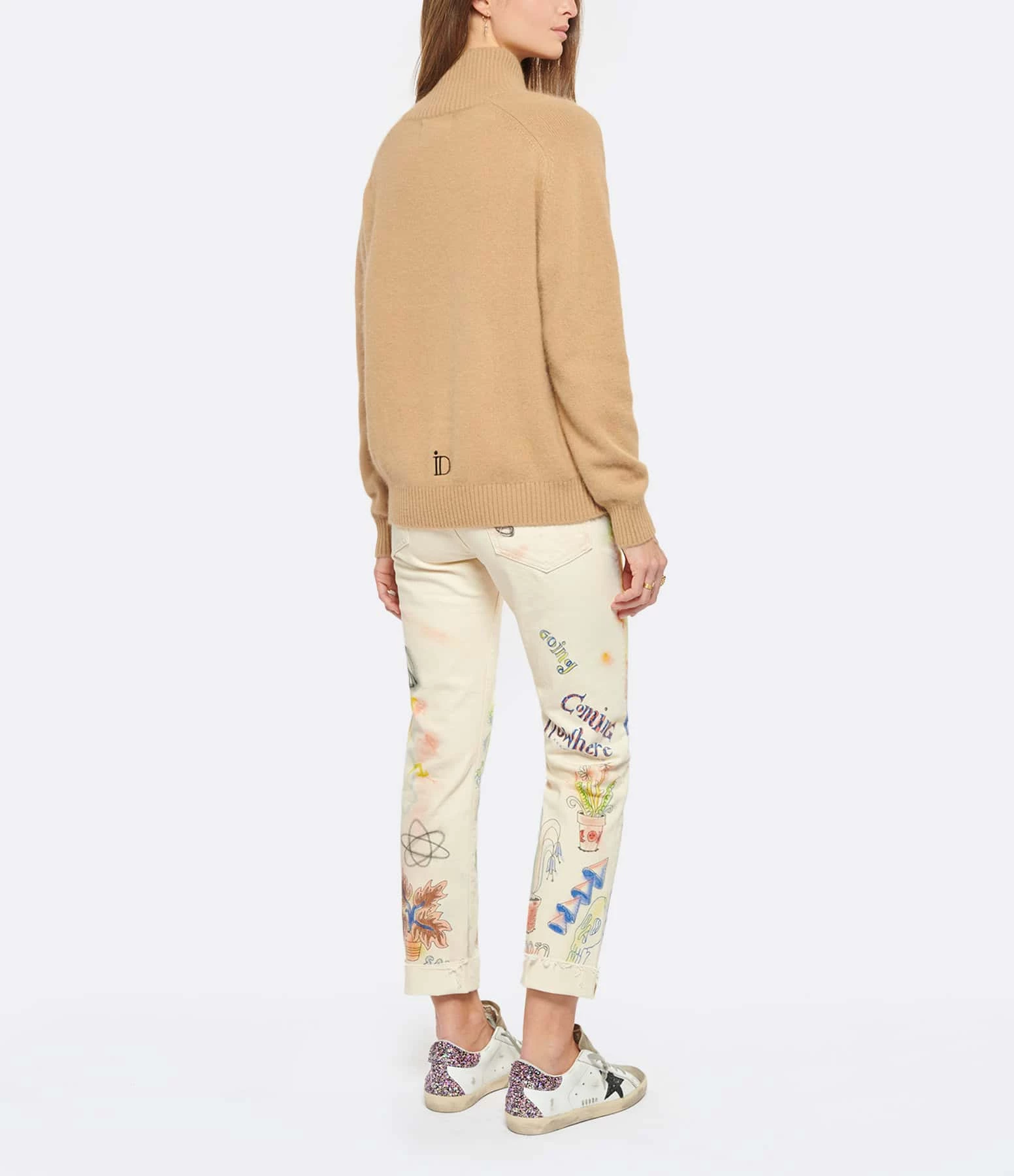 IDA DEGLIAME Pull La Vareuse Amoureuse Cachemire Cognac 5 IDA DEGLIAME Pull La Vareuse Amoureuse Cachemire Cognac – Image 5