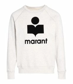 MARANT ÉTOILE Sweatshirt Milly Coton Écru