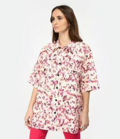 Isabel Marant Chemise Homme Bigilian Coton Écru 8 Isabel Marant Chemise Homme Bigilian Coton Écru -Majestic Filatures shop imarc look20221227 354