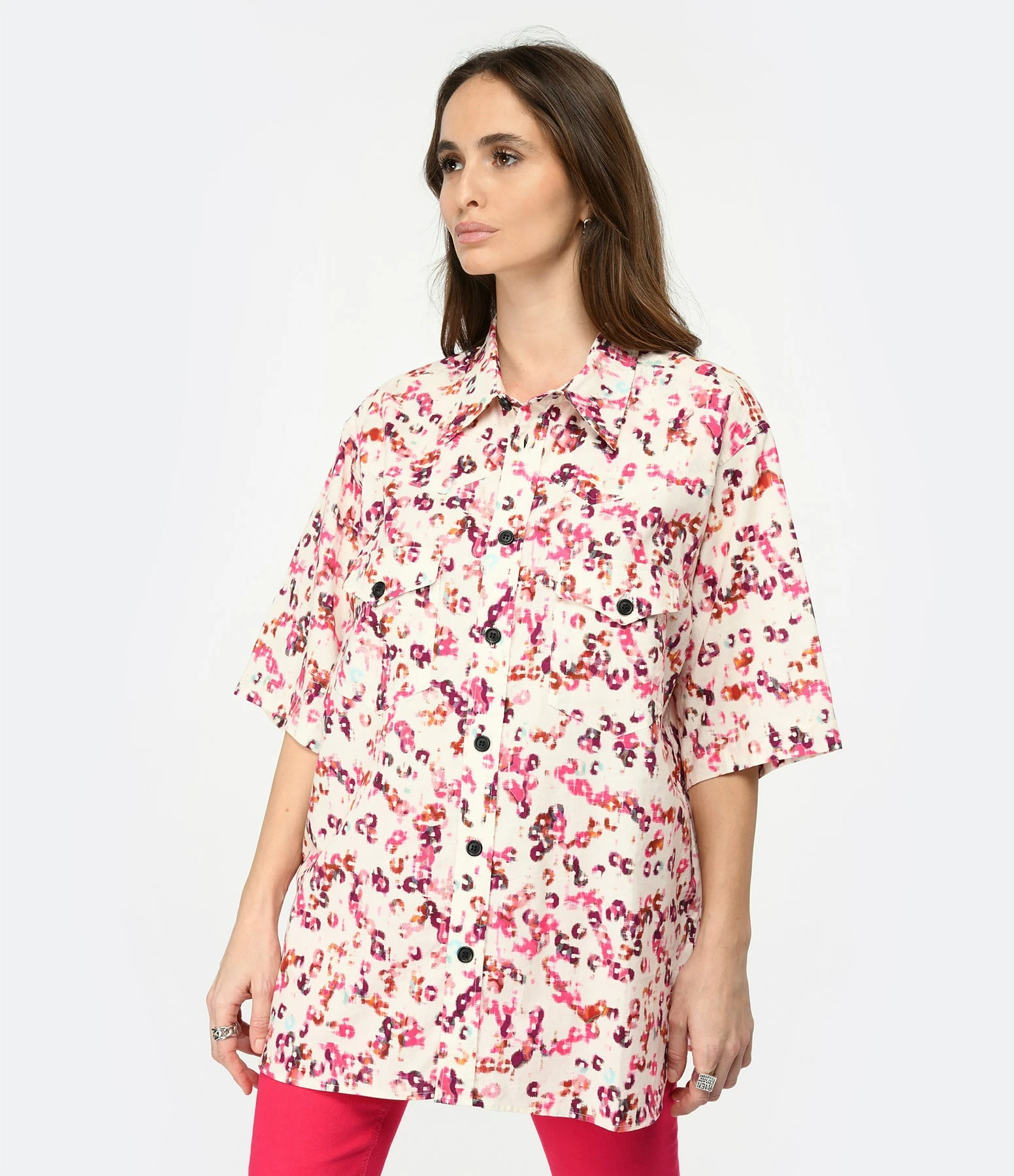 Isabel Marant Chemise Homme Bigilian Coton Écru 4 Isabel Marant Chemise Homme Bigilian Coton Écru – Image 4