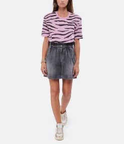 MARANT ÉTOILE Short Titea Coton Gris 16 MARANT ÉTOILE Short Titea Coton Gris -Majestic Filatures shop imare look20220607 40 scaled
