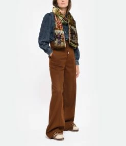 MARANT ÉTOILE Chemise Tahisse Coton Bleu -Majestic Filatures shop imare look20220816 171