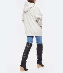 MARANT ÉTOILE Sweatshirt Mansel Coton Écru, Capsule Color Playground -Majestic Filatures shop imare look20220928 193