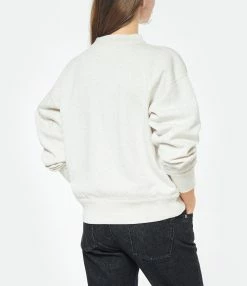 MARANT ÉTOILE Sweatshirt Moby Coton Écru -Majestic Filatures shop imare look20221110 280