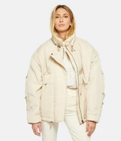 MARANT ÉTOILE Blouson Camillio Beige Clair 7 MARANT ÉTOILE Blouson Camillio Beige Clair -Majestic Filatures shop imare look20221129 177