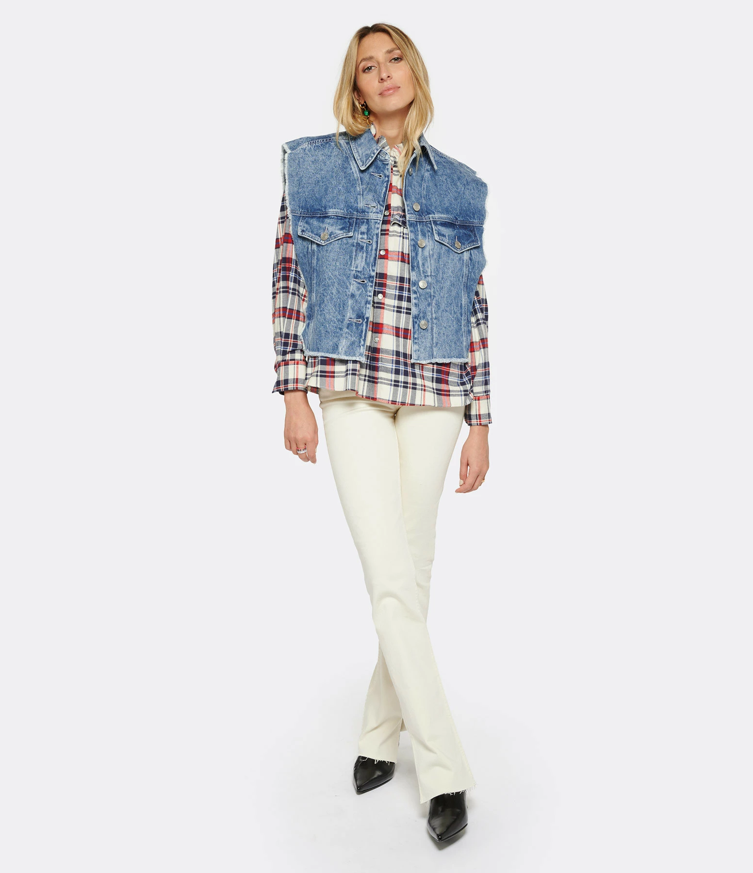 MARANT ÉTOILE Veste Tyra Coton Bleu Clair 4 MARANT ÉTOILE Veste Tyra Coton Bleu Clair – Image 4