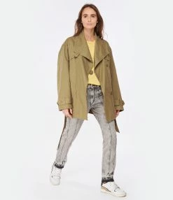 MARANT ÉTOILE Veste Peachy Coton Kaki 8 MARANT ÉTOILE Veste Peachy Coton Kaki -Majestic Filatures shop imare look20221130 196