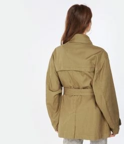 MARANT ÉTOILE Veste Peachy Coton Kaki 9 MARANT ÉTOILE Veste Peachy Coton Kaki -Majestic Filatures shop imare look20221130 200