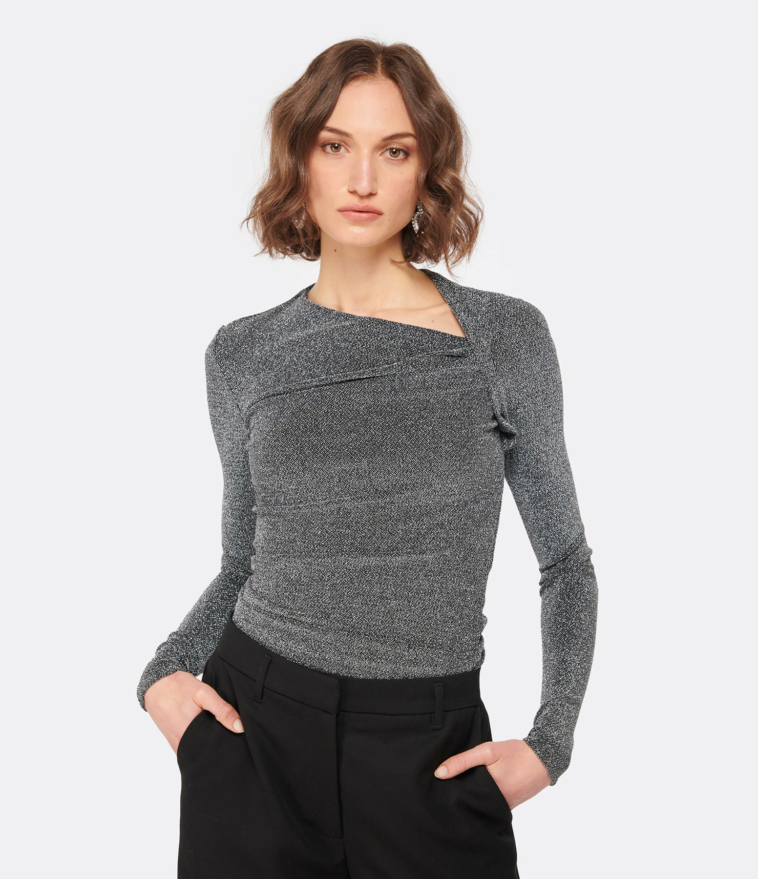 MARANT ÉTOILE Top Baixa Argenté 3 MARANT ÉTOILE Top Baixa Argenté – Image 3