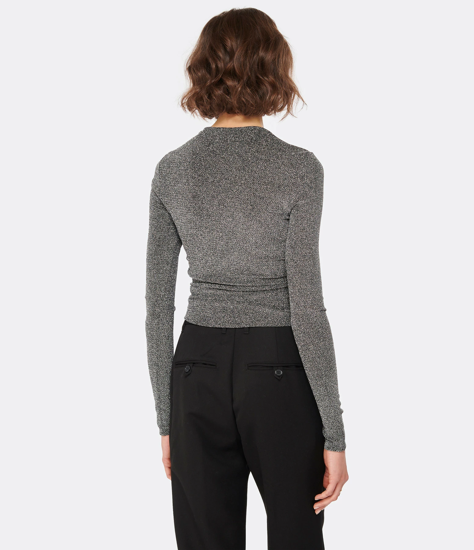 MARANT ÉTOILE Top Baixa Argenté 4 MARANT ÉTOILE Top Baixa Argenté – Image 4