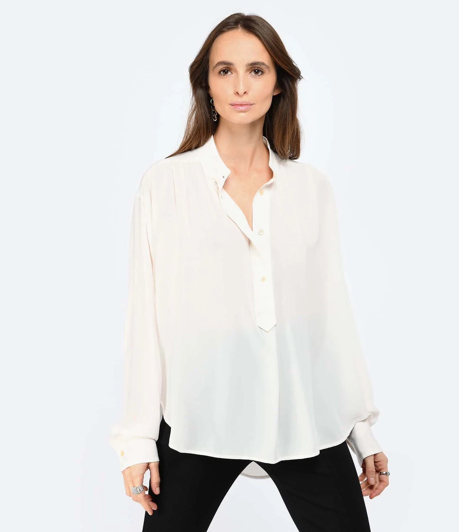 MARANT ÉTOILE Top Bérangère Écru 3 MARANT ÉTOILE Top Bérangère Écru – Image 3