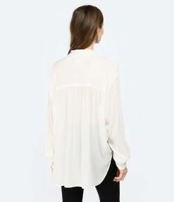 MARANT ÉTOILE Top Bérangère Écru 9 MARANT ÉTOILE Top Bérangère Écru -Majestic Filatures shop imare look20221206 252