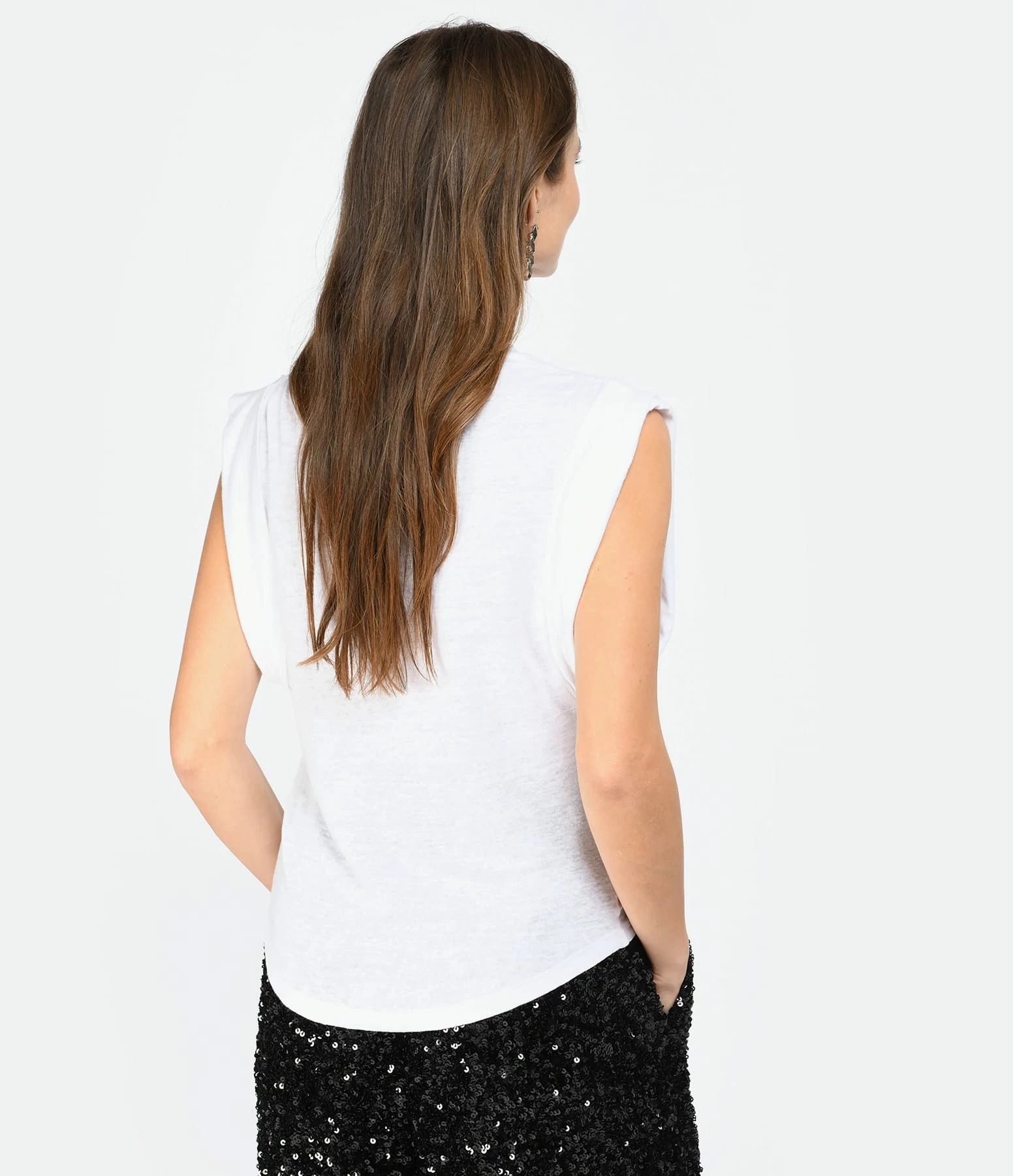 MARANT ÉTOILE Tee-shirt Kotty Lin Blanc 4 MARANT ÉTOILE Tee-shirt Kotty Lin Blanc – Image 4