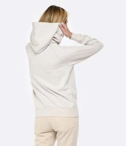 MARANT ÉTOILE Sweatshirt Malibu Coton Écru Jaune -Majestic Filatures shop imare look20230111 280