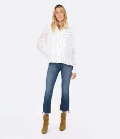 MARANT ÉTOILE Top Metina Blanc 9 MARANT ÉTOILE Top Metina Blanc -Majestic Filatures shop imare look20230111 495