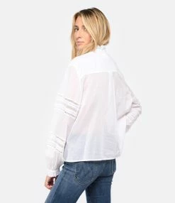 MARANT ÉTOILE Top Metina Blanc 8 MARANT ÉTOILE Top Metina Blanc -Majestic Filatures shop imare look20230111 496