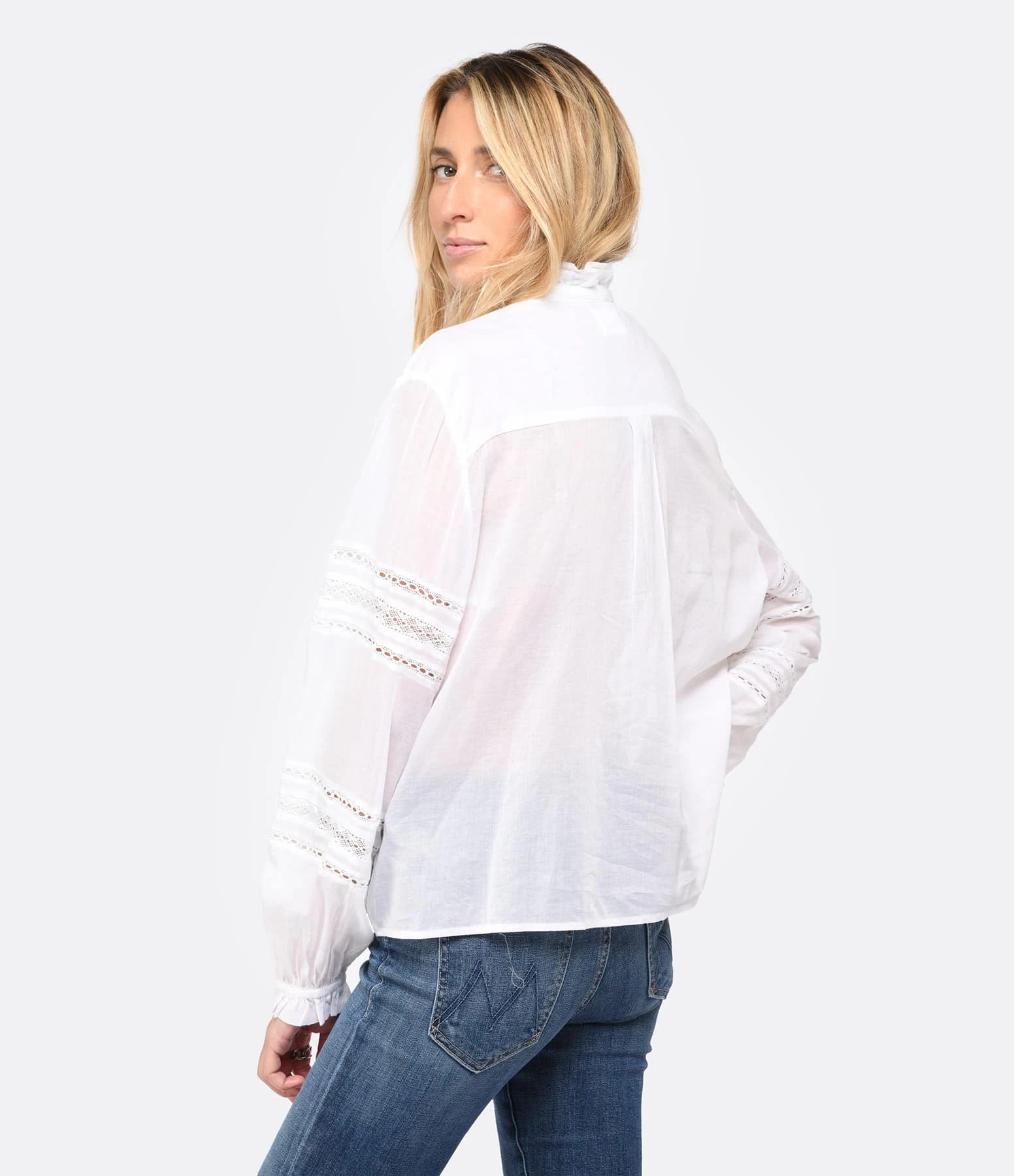MARANT ÉTOILE Top Metina Blanc 4 MARANT ÉTOILE Top Metina Blanc – Image 4