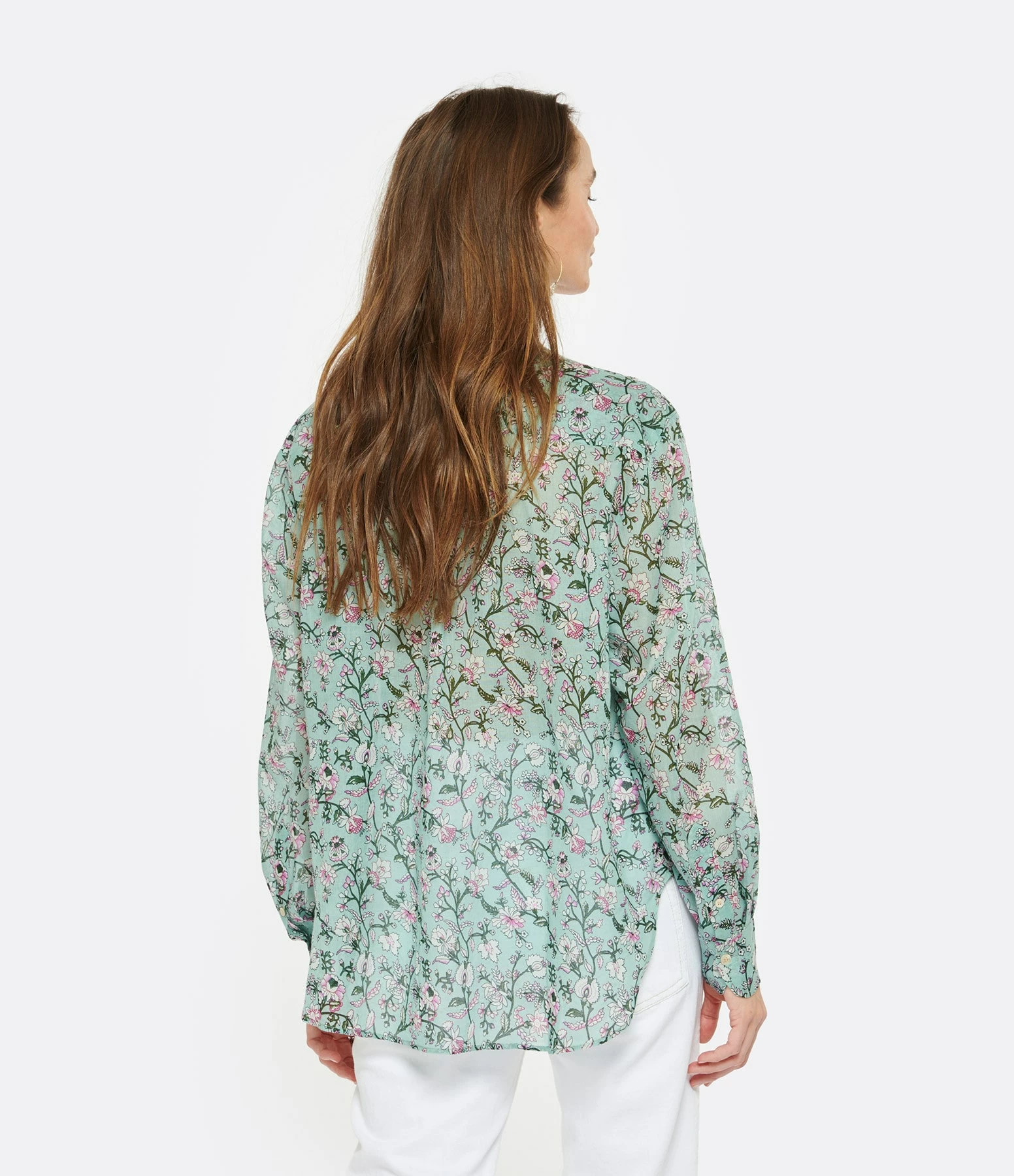 MARANT ÉTOILE Chemise Mexika Coton Imprimé Amande 4 MARANT ÉTOILE Chemise Mexika Coton Imprimé Amande – Image 4