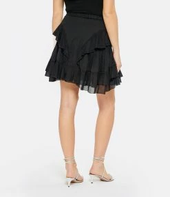 MARANT ÉTOILE Jupe Moana Coton Noir 9 MARANT ÉTOILE Jupe Moana Coton Noir -Majestic Filatures shop imare look20230118 388