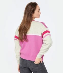 MARANT ÉTOILE Pull Carry Coton Rose 10 MARANT ÉTOILE Pull Carry Coton Rose -Majestic Filatures shop imare look20230126 116