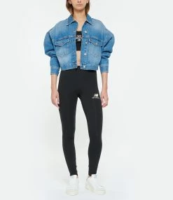 MARANT ÉTOILE Veste Tadia Coton Bleu Clair -Majestic Filatures shop imare look20230228 213