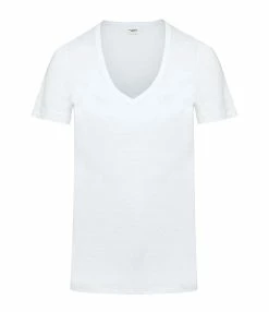 MARANT ÉTOILE Tee-shirt Kranger Lin Blanc
