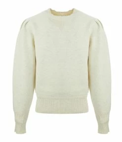 MARANT ÉTOILE Pull Kelaya Coton Écru