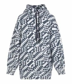 MARANT ÉTOILE Sweatshirt Maldy Coton Imprimé Écru Noir