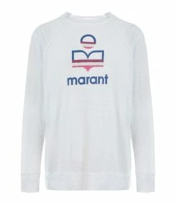MARANT ÉTOILE Tee-shirt Kiefferf Lin Blanc