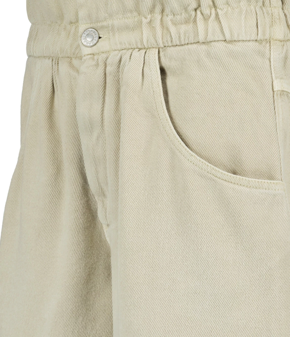 MARANT ÉTOILE Short Titea Coton Écru 2 MARANT ÉTOILE Short Titea Coton Écru – Image 2