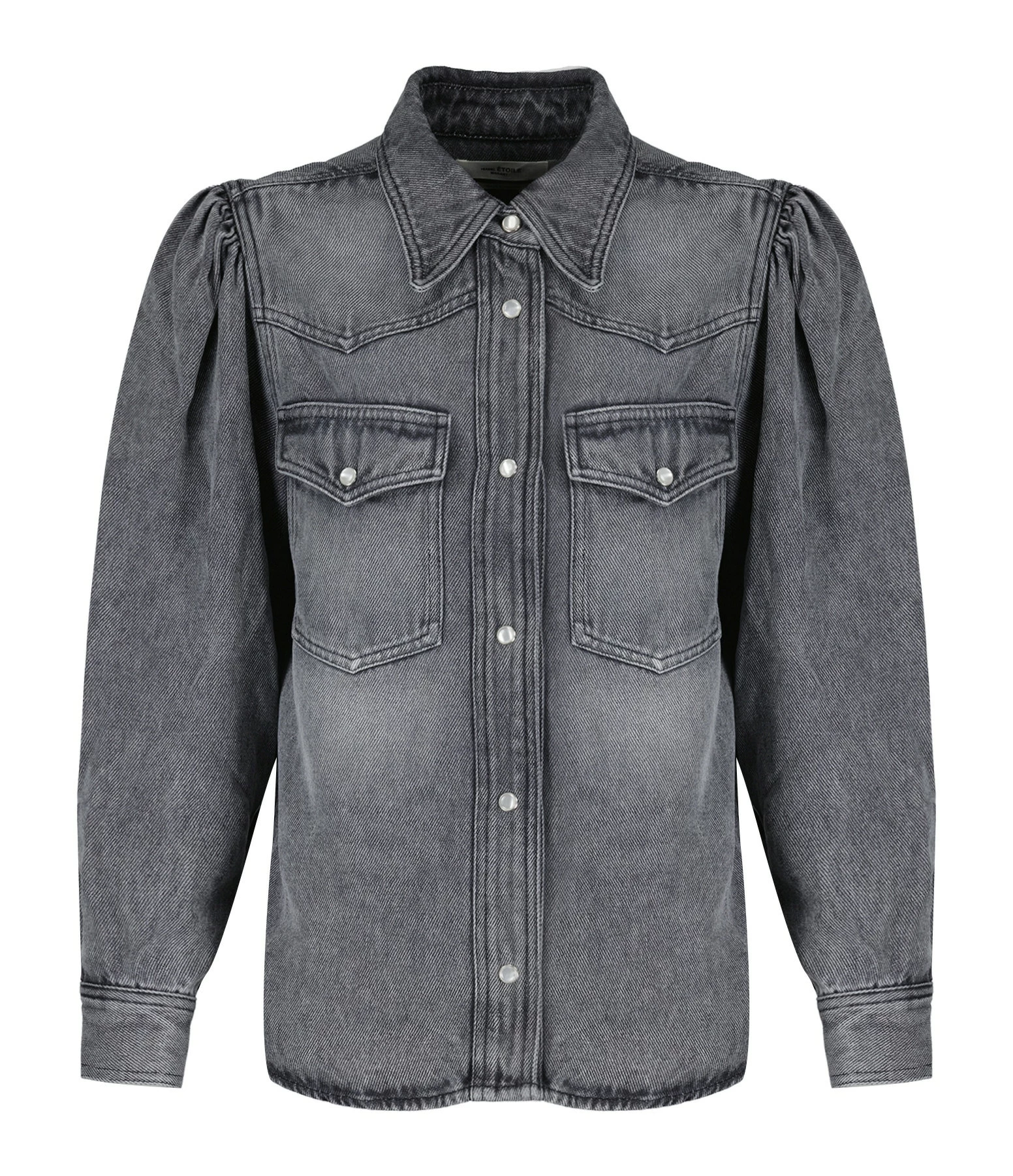 MARANT ÉTOILE Chemise Tahisse Coton Gris 1 MARANT ÉTOILE Chemise Tahisse Coton Gris