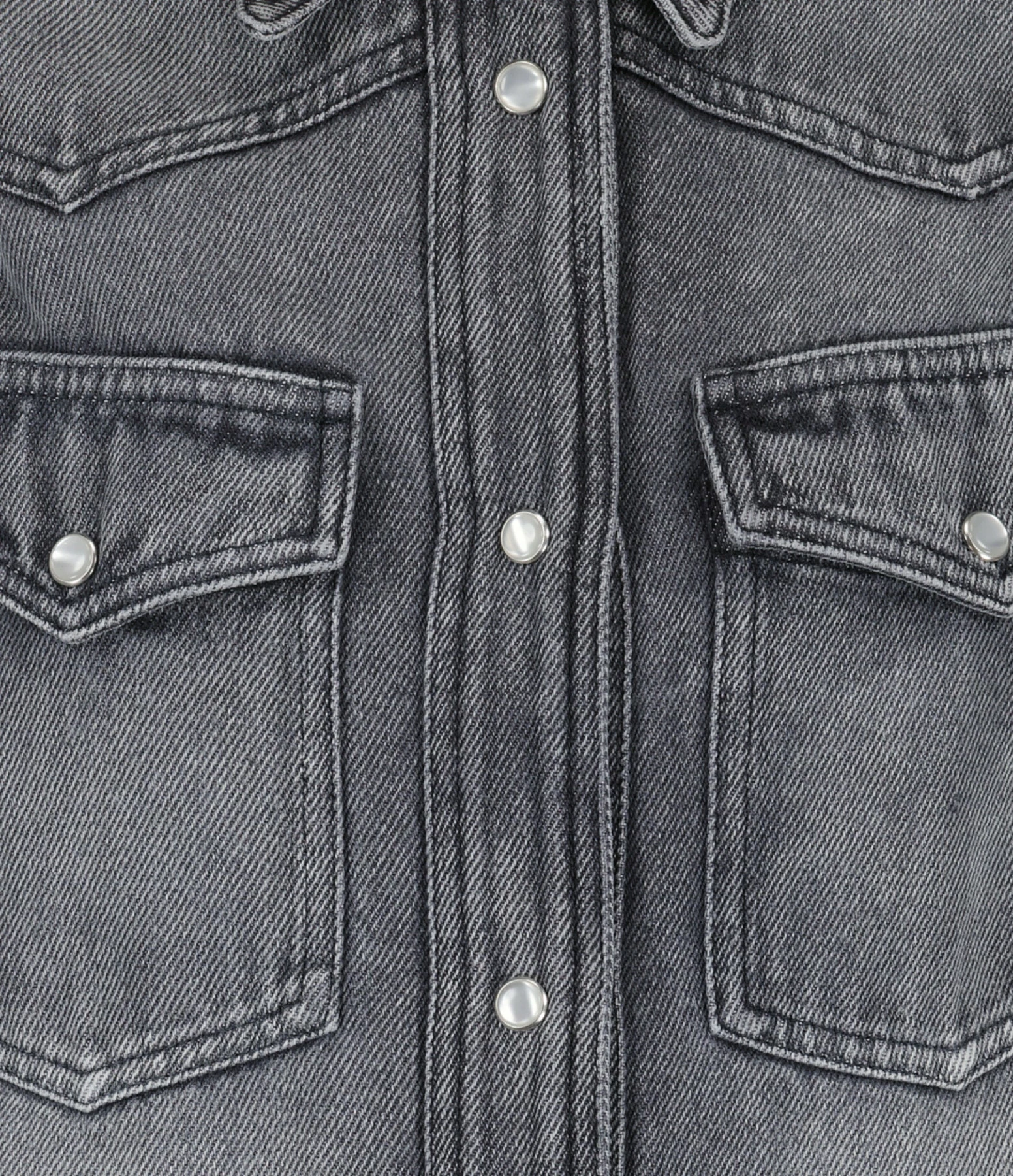 MARANT ÉTOILE Chemise Tahisse Coton Gris 2 MARANT ÉTOILE Chemise Tahisse Coton Gris – Image 2