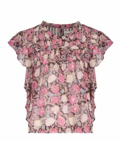 MARANT ÉTOILE Top Layona Coton Fleuri