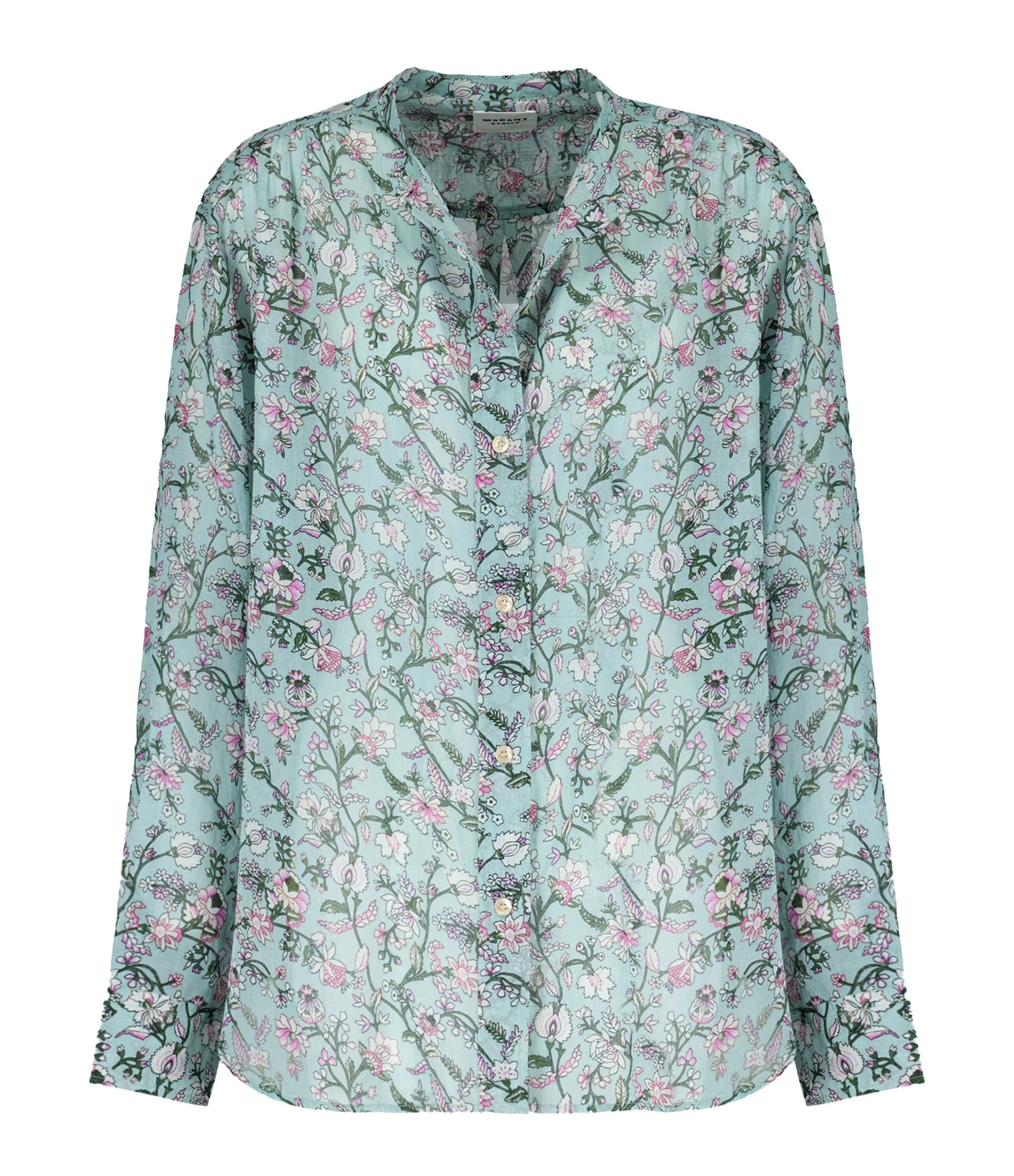 MARANT ÉTOILE Chemise Mexika Coton Imprimé Amande 1 MARANT ÉTOILE Chemise Mexika Coton Imprimé Amande