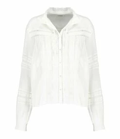 MARANT ÉTOILE Top Metina Blanc